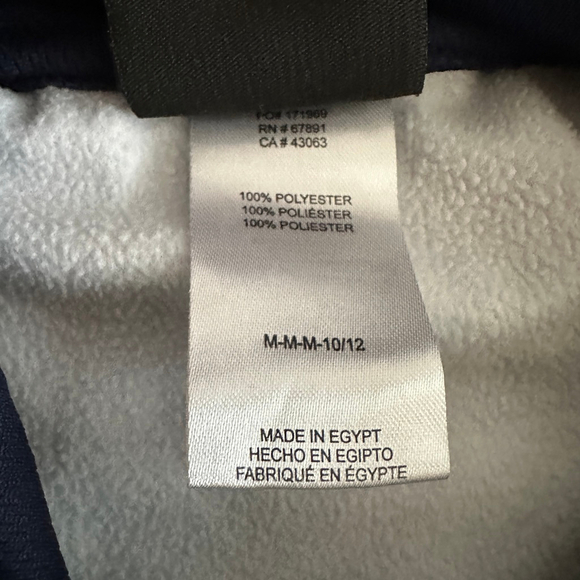 Boys New England Patriots NFL Hoodie Camo Blue Red Youth M 10/12 - Picture 8 of 9